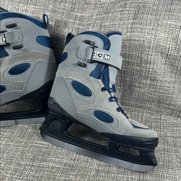 Ice Skates CCM Gray and Blue Alpine SL2500 NWOT - Picture 3 of 14